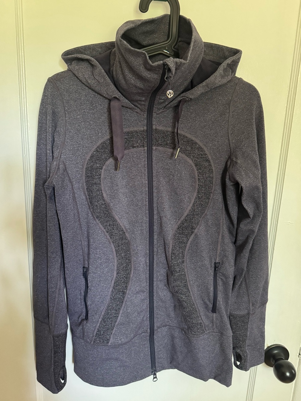 Lululemon Purple Zip-Up Jacket With Hood